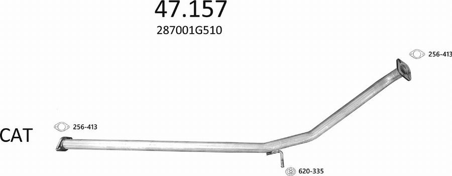 Edex 3550 - Система випуску ОГ autocars.com.ua