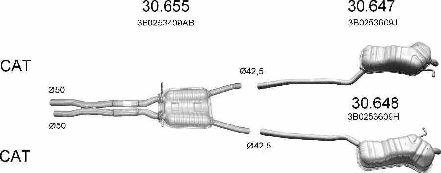 Edex 3597 - Система випуску ОГ autocars.com.ua