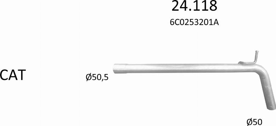 Edex 3639 - Система випуску ОГ autocars.com.ua