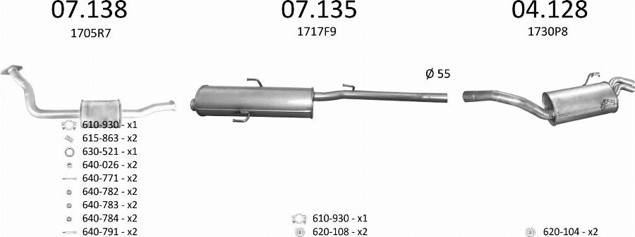 Edex 364 - Система випуску ОГ autocars.com.ua