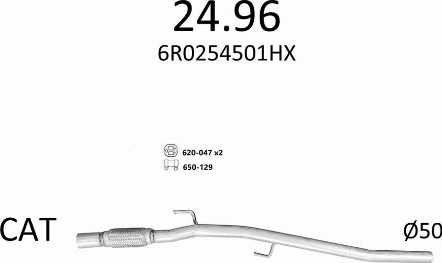 Edex 3651 - Система випуску ОГ autocars.com.ua