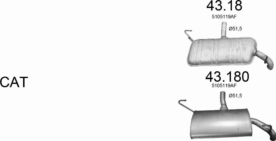 Edex 3672 - Система випуску ОГ autocars.com.ua