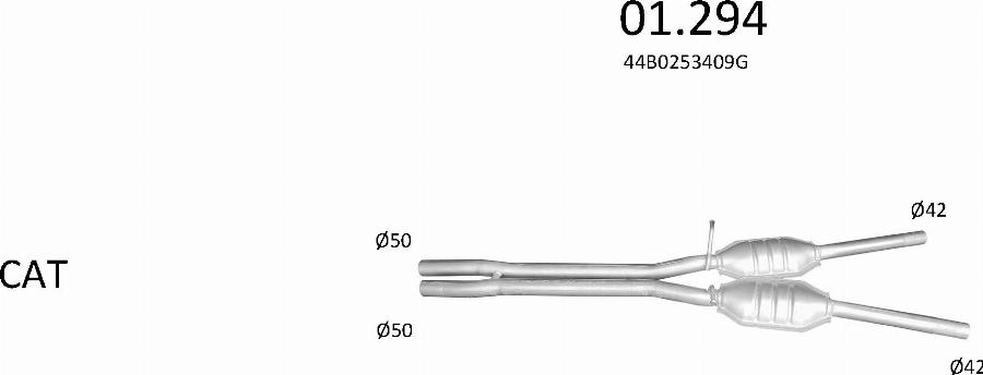 Edex 3722 - Система випуску ОГ autocars.com.ua