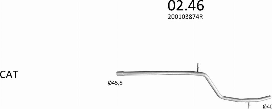 Edex 3725 - Система випуску ОГ autocars.com.ua