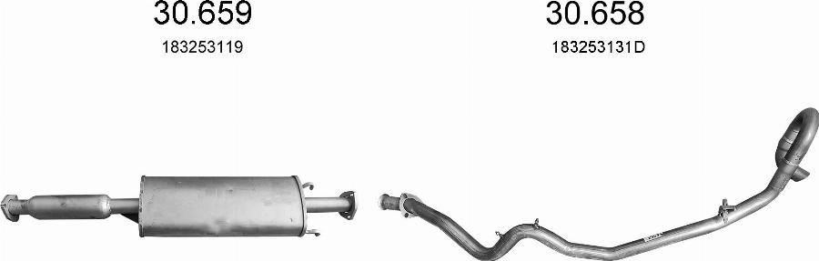 Edex 3733 - Система випуску ОГ autocars.com.ua