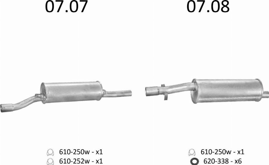 Edex 424 - Система випуску ОГ autocars.com.ua