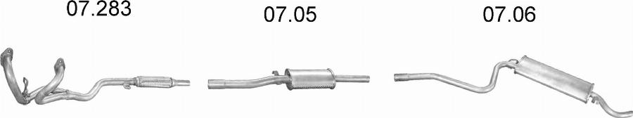 Edex 427 - Система випуску ОГ autocars.com.ua