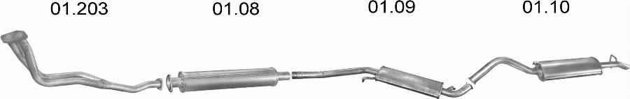 Edex 54 - Система випуску ОГ autocars.com.ua