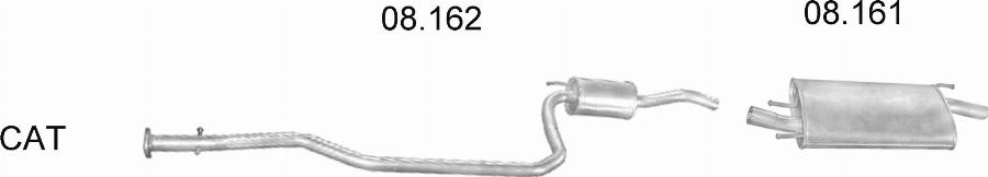 Edex 555 - Система випуску ОГ autocars.com.ua