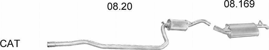 Edex 557 - Система випуску ОГ autocars.com.ua