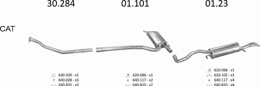 Edex 58 - Система випуску ОГ autocars.com.ua