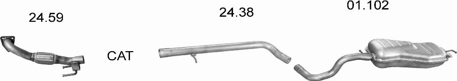 Edex 61 - Система випуску ОГ autocars.com.ua