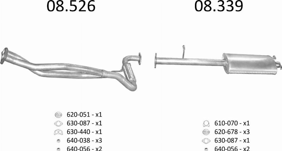 Edex 637 - Система випуску ОГ autocars.com.ua