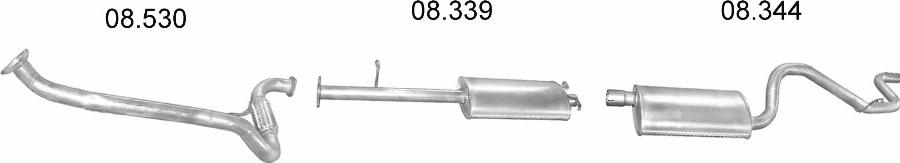 Edex 638 - Система випуску ОГ autocars.com.ua