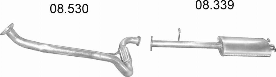 Edex 639 - Система випуску ОГ autocars.com.ua