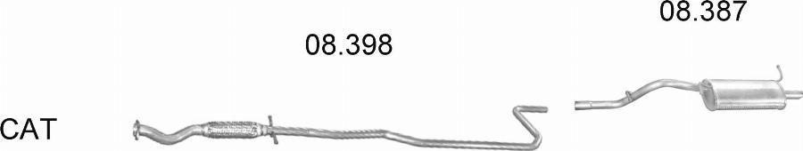 Edex 675 - Система випуску ОГ autocars.com.ua