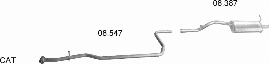 Edex 677 - Система випуску ОГ autocars.com.ua