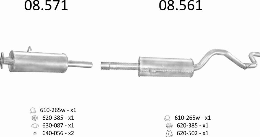 Edex 678 - Система випуску ОГ autocars.com.ua