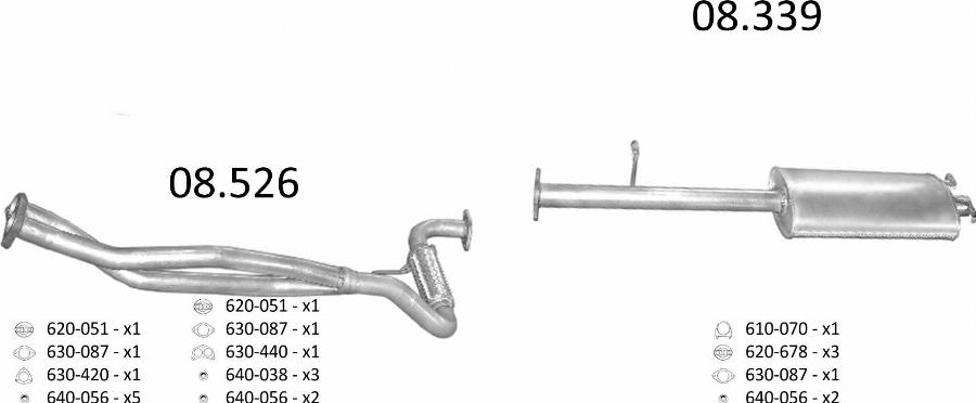 Edex 679 - Система випуску ОГ autocars.com.ua