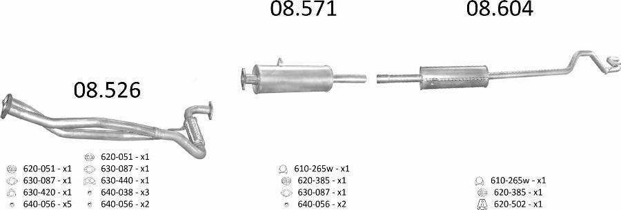 Edex 680 - Система випуску ОГ autocars.com.ua