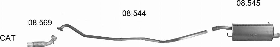 Edex 690 - Система випуску ОГ autocars.com.ua