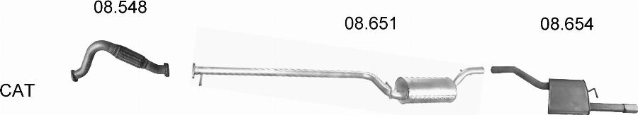 Edex 695 - Система випуску ОГ autocars.com.ua