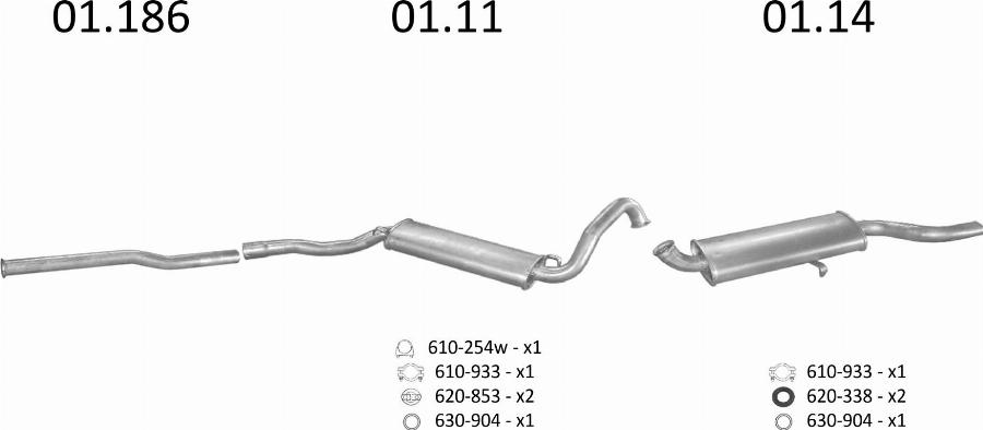 Edex 73 - Система випуску ОГ autocars.com.ua