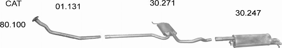 Edex 77 - Система випуску ОГ autocars.com.ua