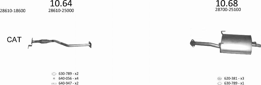 Edex 796 - Система випуску ОГ autocars.com.ua