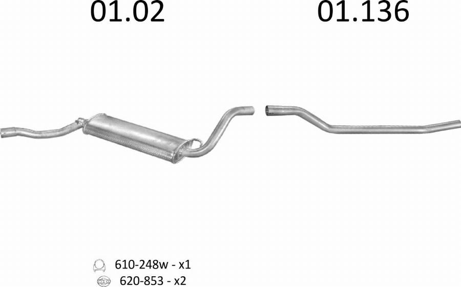 Edex 80 - Система випуску ОГ autocars.com.ua