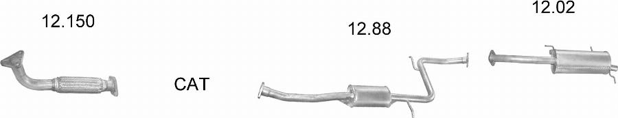 Edex 811 - Система випуску ОГ autocars.com.ua