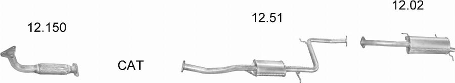 Edex 815 - Система випуску ОГ autocars.com.ua