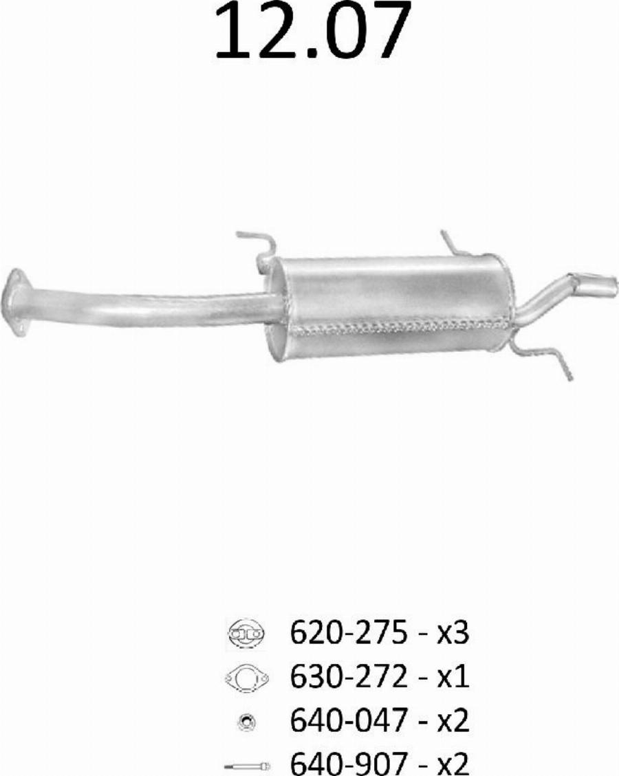 Edex 829 - Система випуску ОГ autocars.com.ua