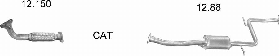 Edex 846 - Система випуску ОГ autocars.com.ua