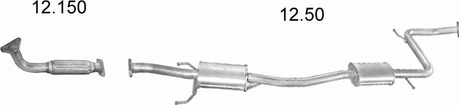 Edex 847 - Система випуску ОГ autocars.com.ua