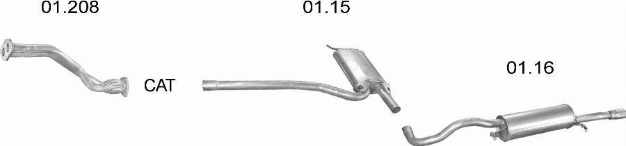 Edex 85 - Система випуску ОГ autocars.com.ua