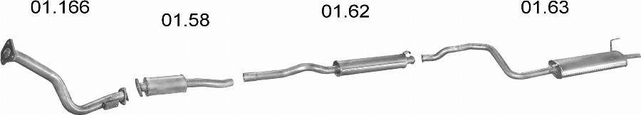 Edex 89 - Система випуску ОГ autocars.com.ua