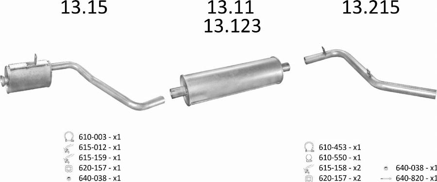 Edex 925 - Система випуску ОГ autocars.com.ua