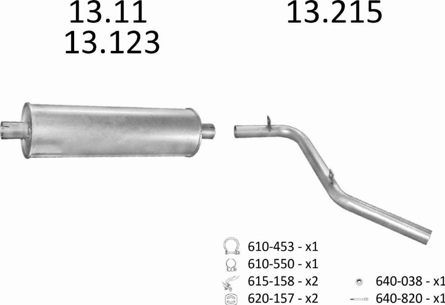 Edex 927 - Система випуску ОГ autocars.com.ua