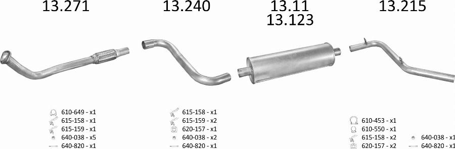 Edex 928 - Система випуску ОГ autocars.com.ua