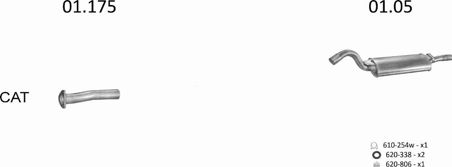 Edex 93 - Система випуску ОГ autocars.com.ua