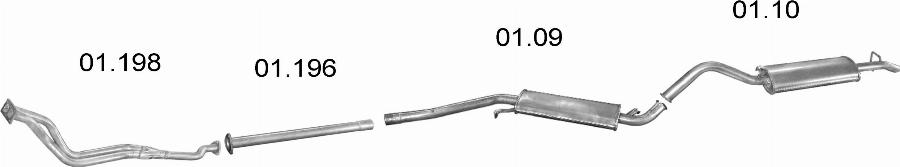 Edex 96 - Система випуску ОГ autocars.com.ua