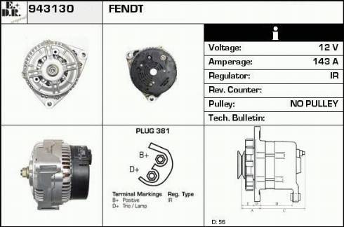 EDR 19093028 - Генератор autocars.com.ua