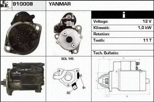 EDR 910008 - Стартер autodnr.net