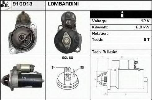 EDR 910013 - Стартер autodnr.net