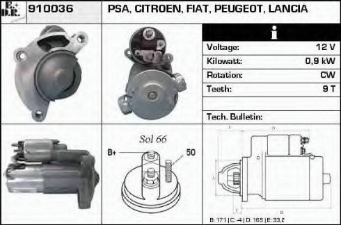 EDR 910036 - Стартер autodnr.net