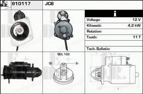 EDR 910117 - Стартер autodnr.net