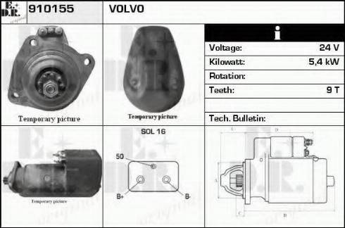 EDR 910155 - Стартер autodnr.net