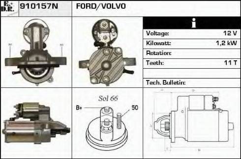 EDR 910157N - Стартер autodnr.net