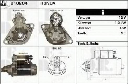 EDR 910204 - Стартер autodnr.net